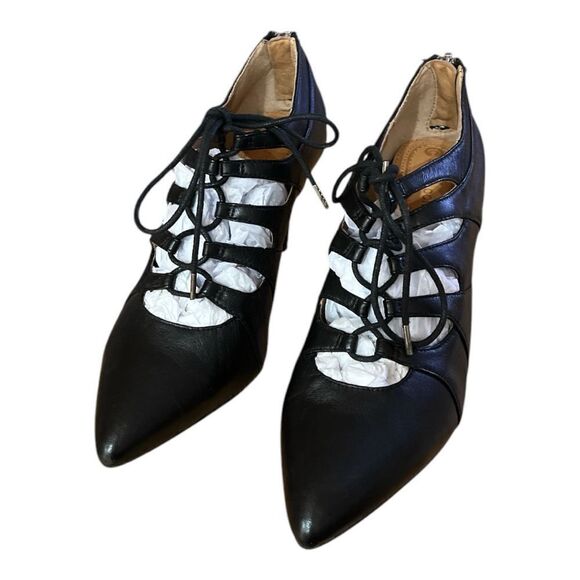 Corso Como Cocktail 6pm Soft leather Black Heel Size 7.5 - Picture 2 of 8
